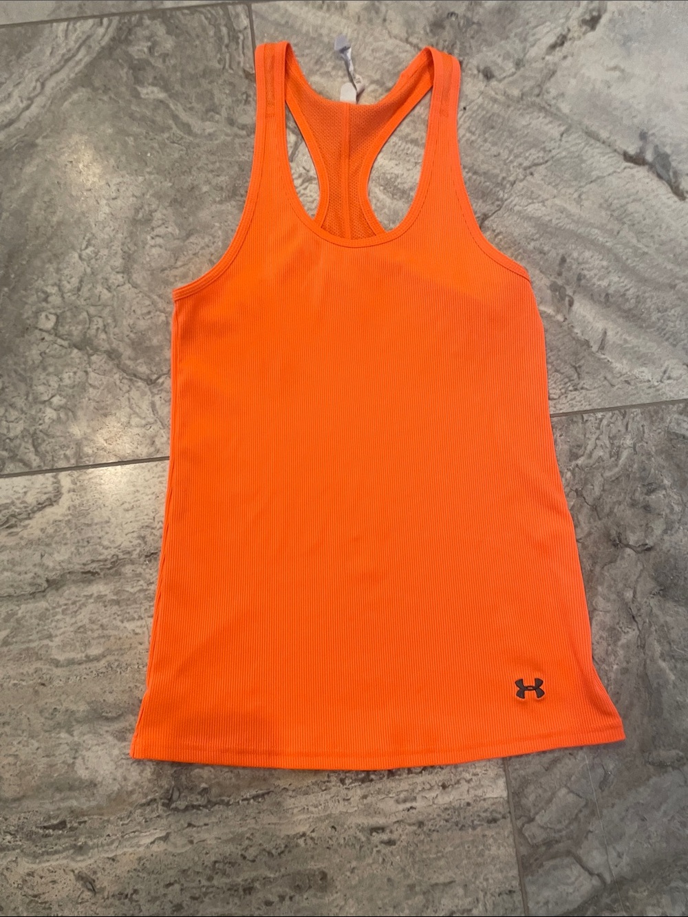 Under Armour Neon Orange Racerback Training Tank